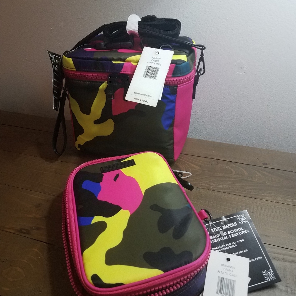 Set Steve Madden Lunch tote and Pencil case